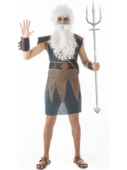 Disfraz de dios poseidón o neptuno para hombre - Kiabi
