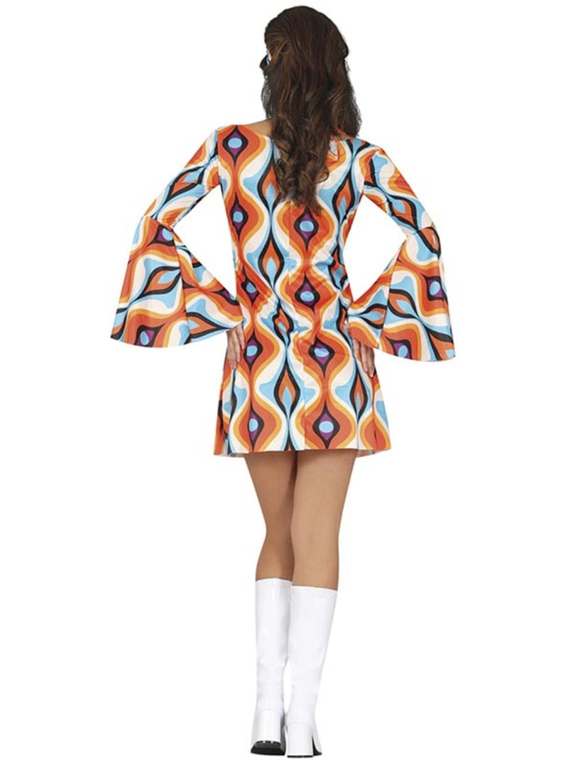 Disfraz de Disco Años 70 vestido Multicolor - Kiabi