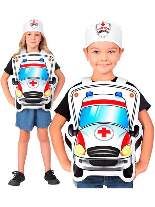 Disfraz de Doctor en Ambulancia con gorro - Kiabi
