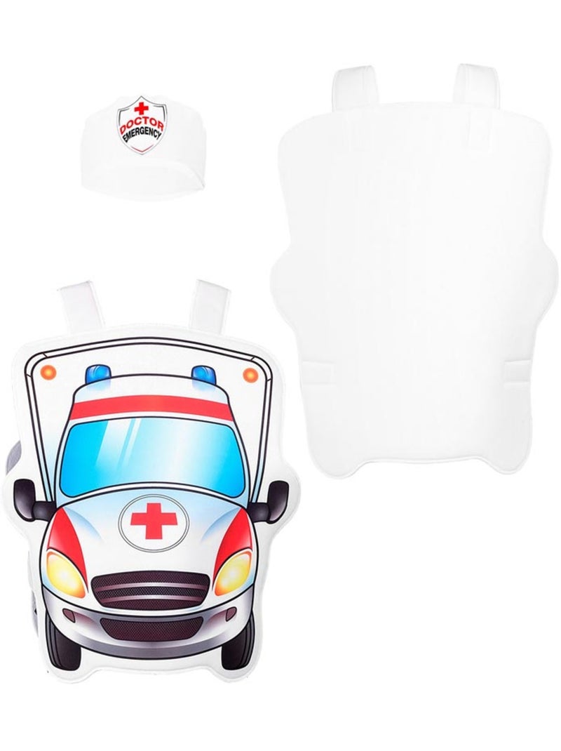 Disfraz de Doctor en Ambulancia con gorro Multicolor - Kiabi