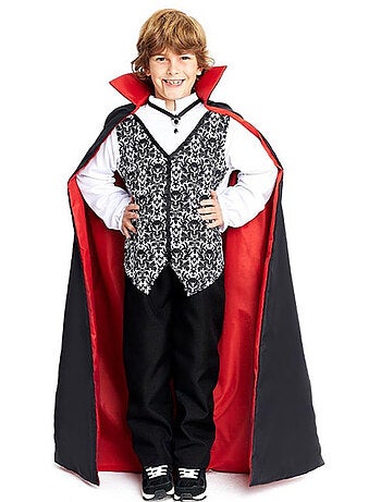 Disfraz de Drácula clásico con capa bicolor