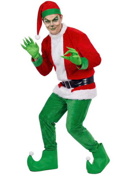 Disfraz de duende gruñón de la navidad para hombre - Kiabi