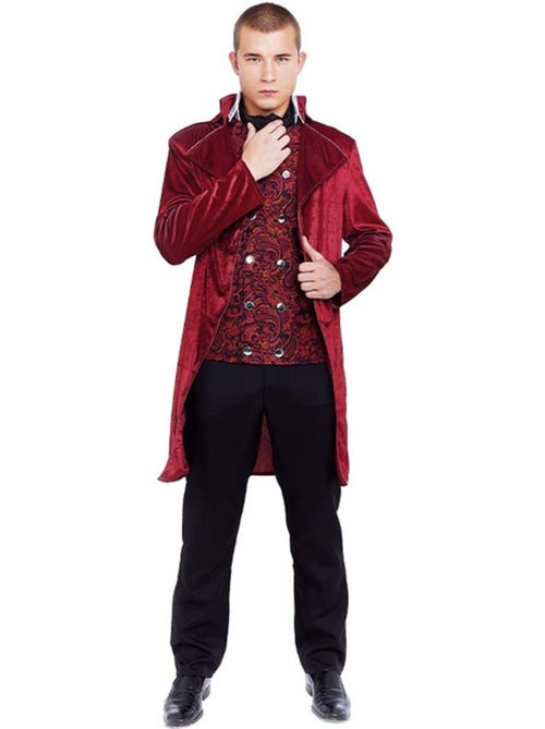 Disfraz de Duque Inglés elegante vinotinto - Kiabi