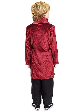 Disfraz de Duque Inglés elegante vinotinto