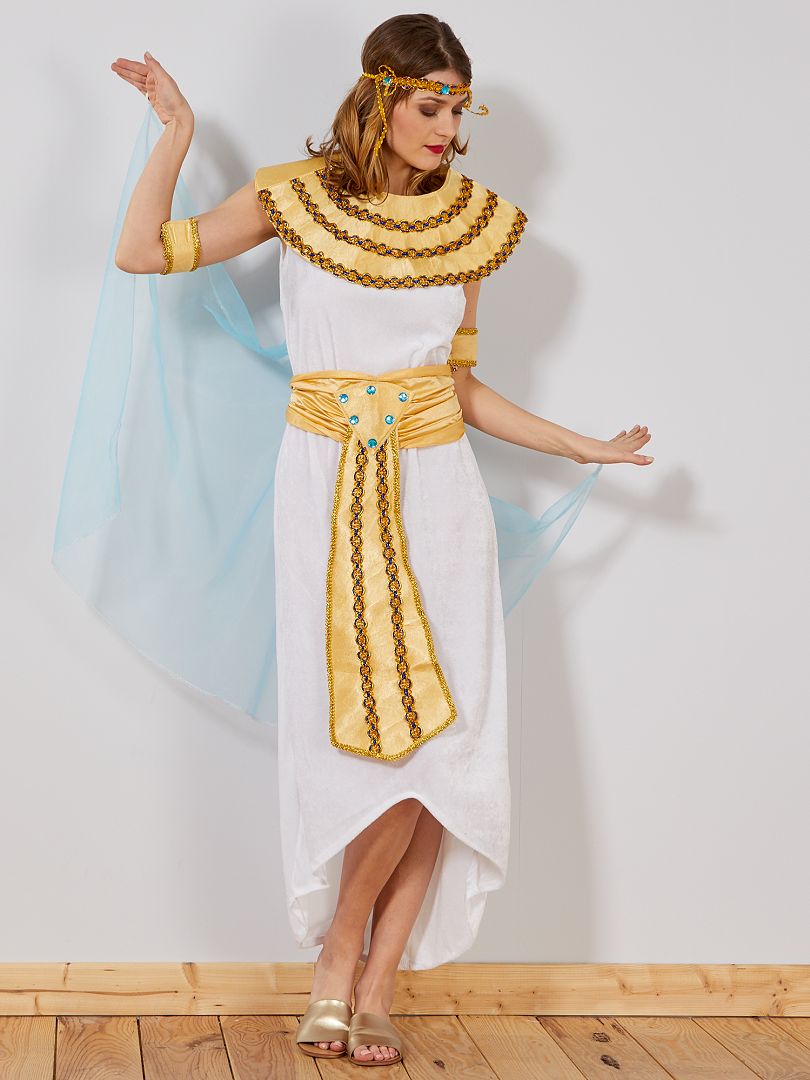 Disfraz de egipcia blanco - Kiabi
