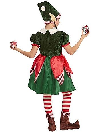 Disfraz de Elfa Ayudante de Papá Noel