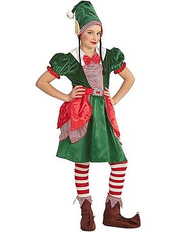 Disfraz de Elfa Ayudante de Papá Noel