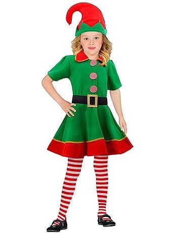 Disfraz de Elfa Ayudante de Santa Claus