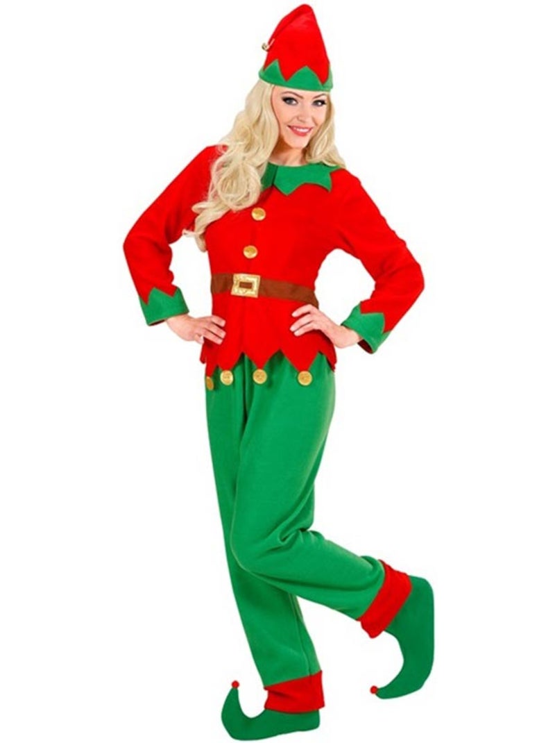 Disfraz de Elfa Ayudante de Santa Claus Multicolor - Kiabi