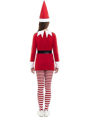 Disfraz de Elfa Polar en vestido con gorro