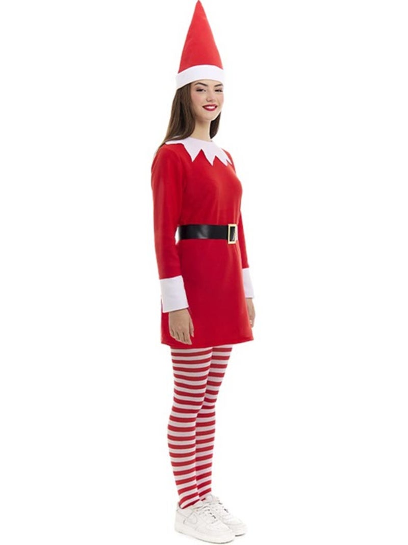 Disfraz de Elfa Polar en vestido con gorro Multicolor - Kiabi