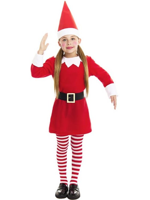 Disfraz de Elfa Polar en vestido con gorro - Kiabi