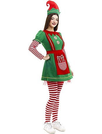 Disfraz de Elfa Polar en vestido