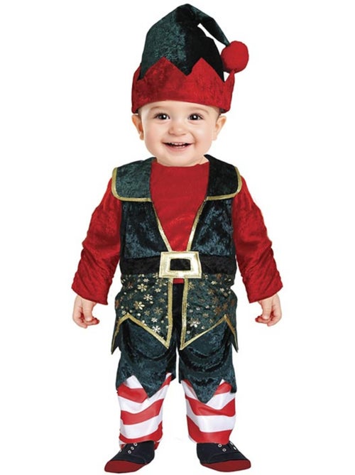 Disfraz de elfo navideño oscuro para bebé - Kiabi