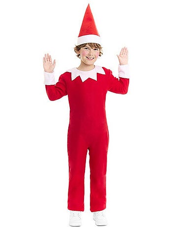 Disfraz de Elfo travieso de la Navidad con gorro