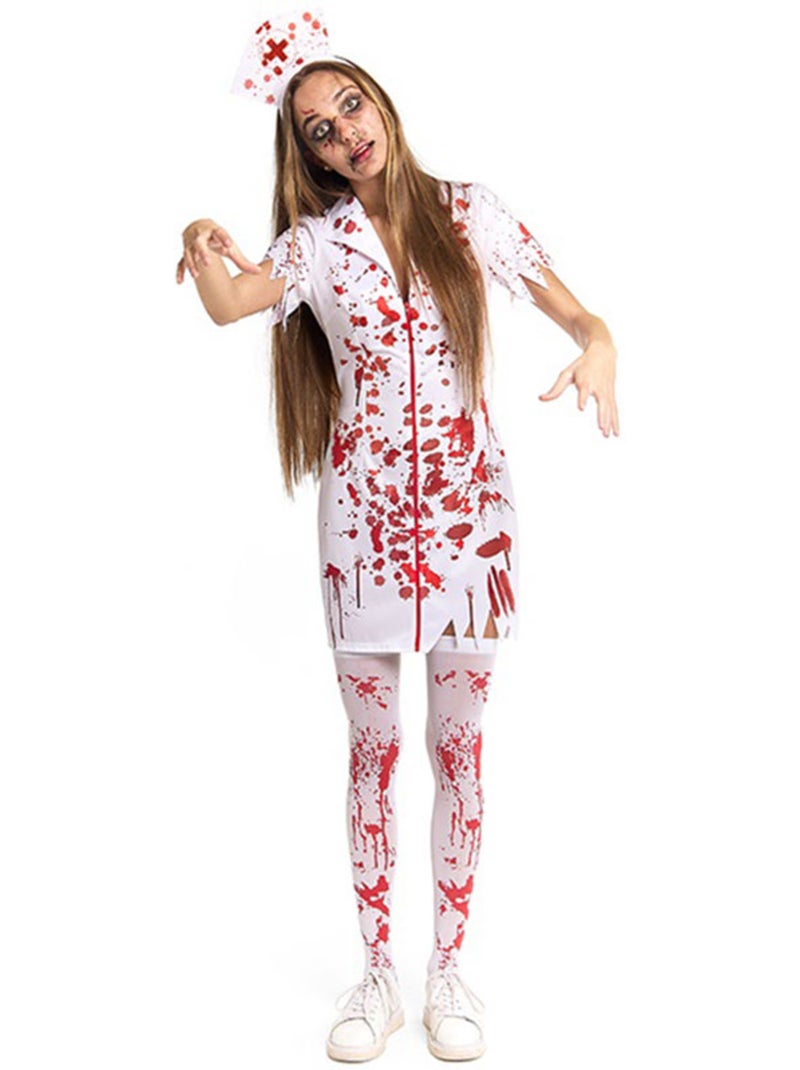 Disfraz de Enfermera Sangrienta Multicolor - Kiabi