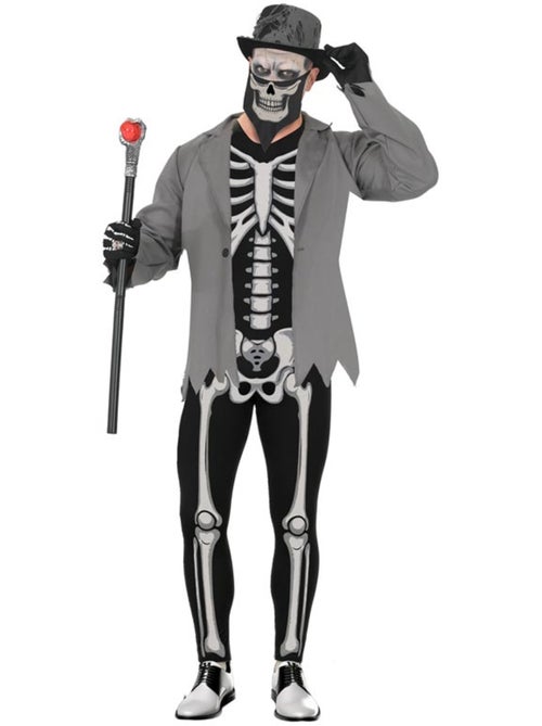 Disfraz de esqueleto elegante para hombre - Kiabi