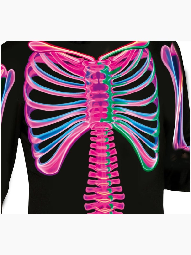 Disfraz de Esqueleto neón Multicolor - Kiabi