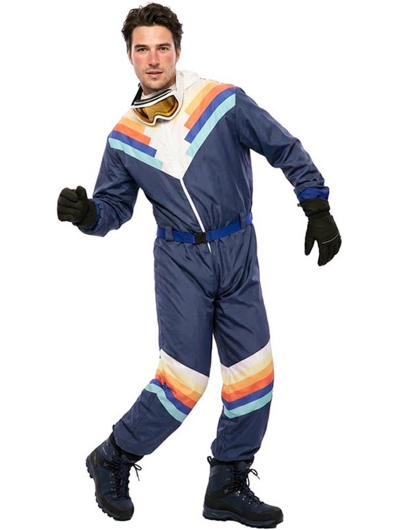 Disfraz de esquiador con cinturón para hombre Multicolor - Kiabi