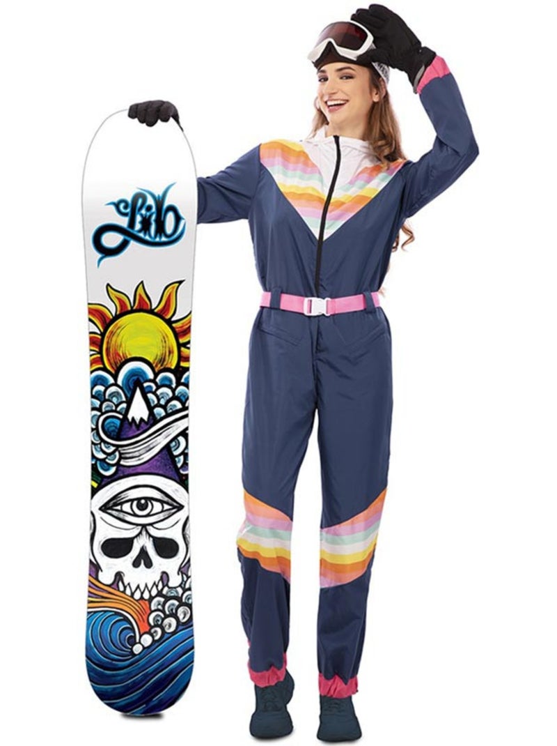 Disfraz de esquiadora con cinturón para mujer Multicolor - Kiabi