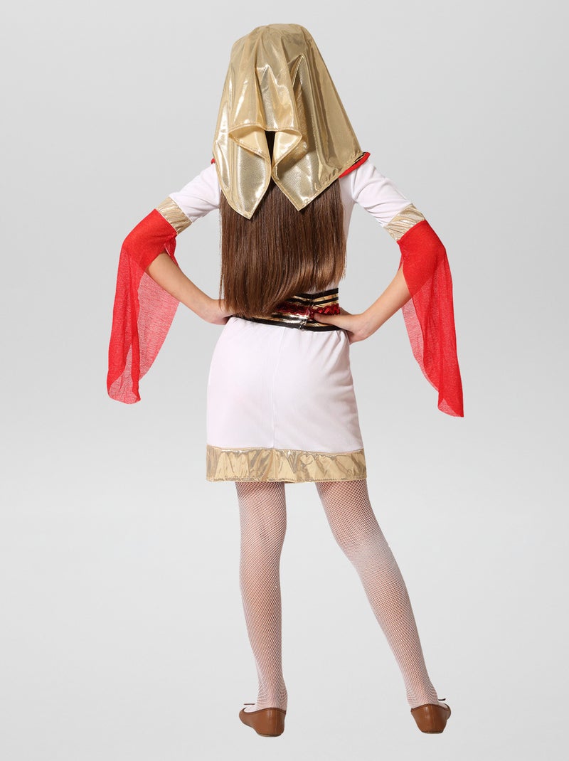 Disfraz de estilo egipcio - 4 piezas blanco - Kiabi