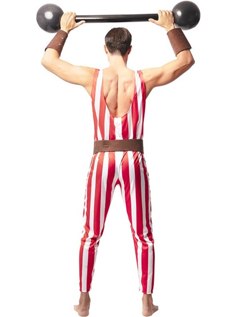 Disfraz de forzudo con cinturón para hombre Multicolor - Kiabi