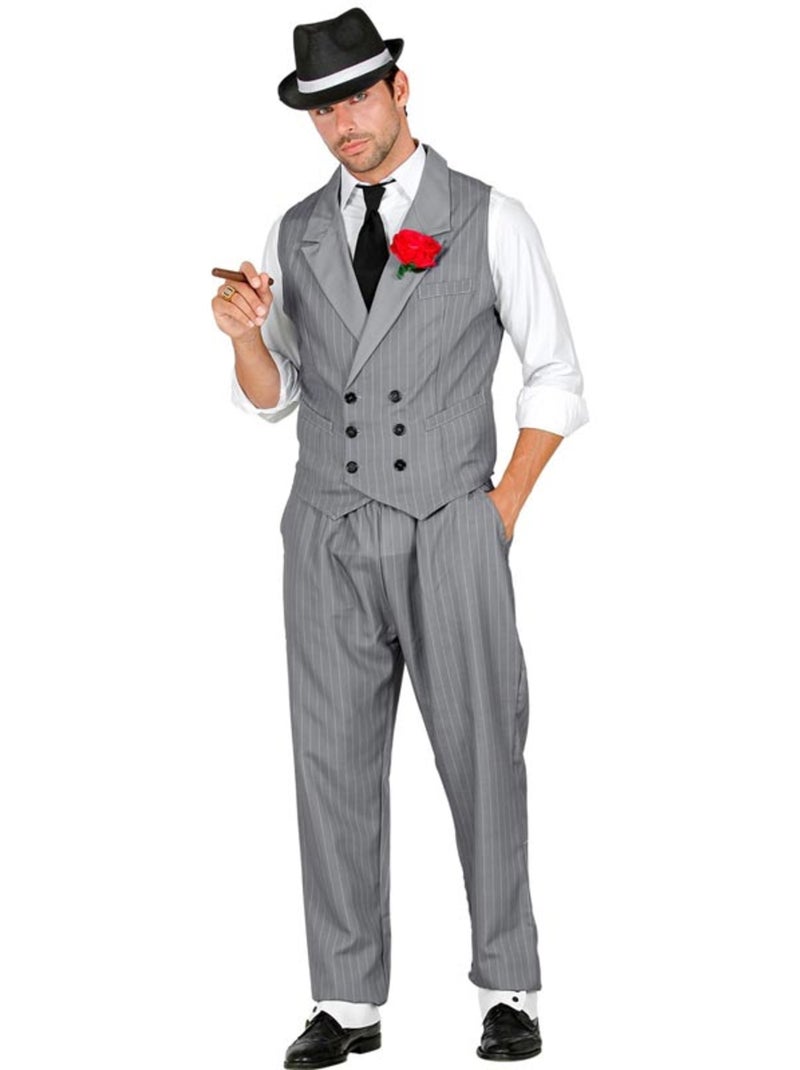 Disfraz de Gángster con corbata Multicolor - Kiabi