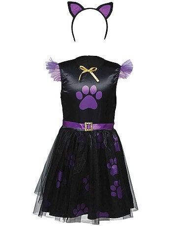 Disfraz de gata morada