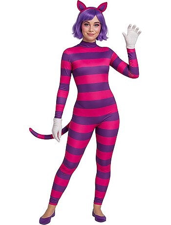 Disfraz de gato de cheshire para mujer