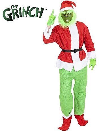 Disfraz de Grinch con gorro máscara