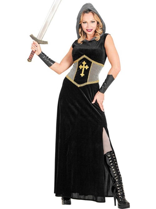 Disfraz de Guerrera Medieval con capucha - Kiabi