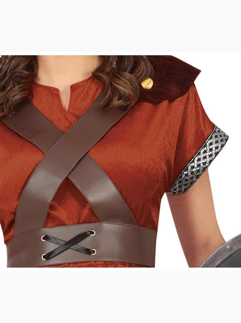 Disfraz de Guerrera Nórdica Vikinga Multicolor - Kiabi