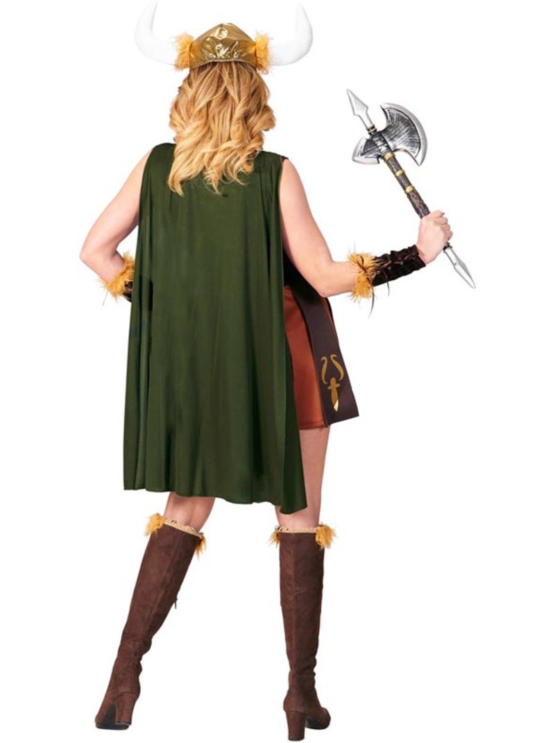 Disfraz de Guerrera Vikinga Multicolor - Kiabi