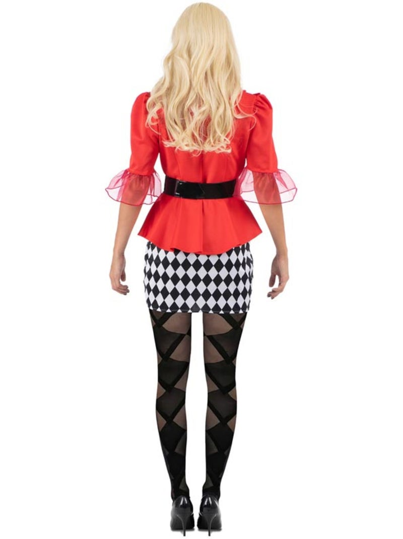 Disfraz de harley quinn con chaqueta para mujer Multicolor - Kiabi
