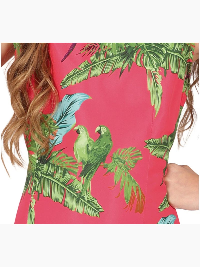 Disfraz de Hawaiana Tropical Multicolor - Kiabi
