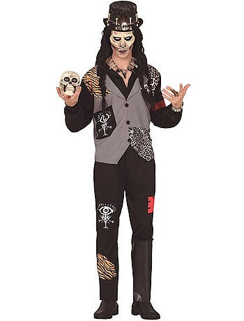 Disfraz de Hechicero Vudú Calavera