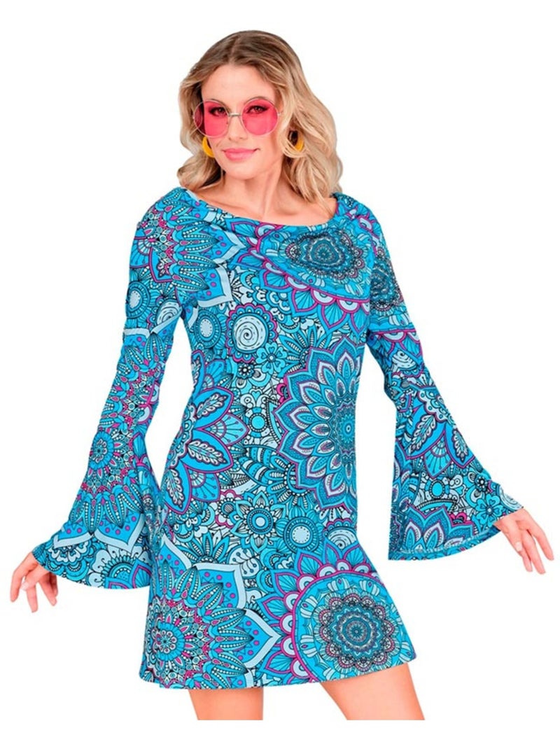 Disfraz de Hippie años 60 Mandala Multicolor - Kiabi