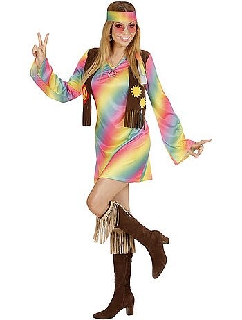 Disfraz de Hippie Arcoíris