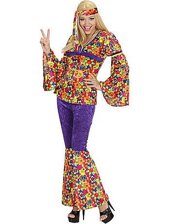 Disfraz de Hippie Campana de terciopelo