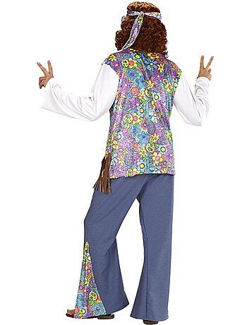 Disfraz de Hippie con chaleco