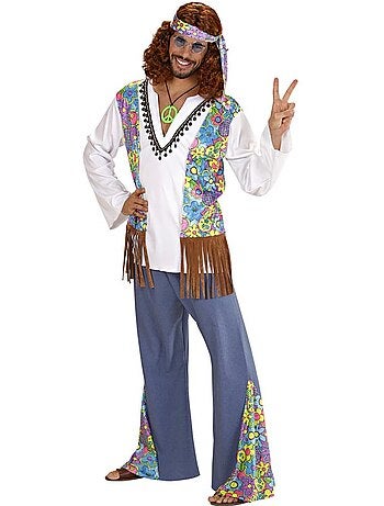 Disfraz de Hippie con chaleco
