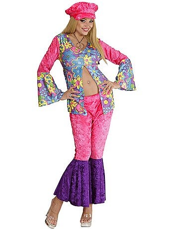 Disfraz de Hippie de terciopelo