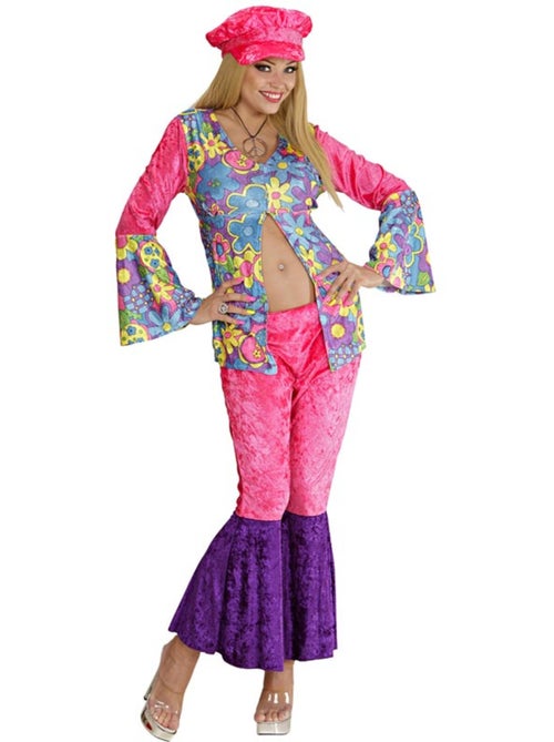 Disfraz de Hippie de terciopelo - Kiabi