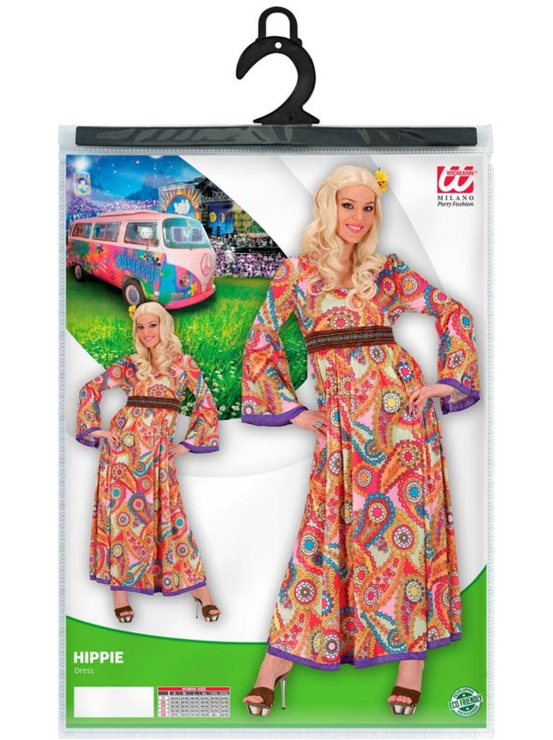 Disfraz de Hippie figuras con cinturón para mujer Multicolor - Kiabi