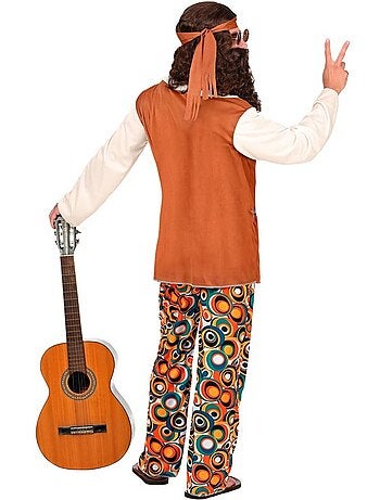 Disfraz de Hippie flecos largos