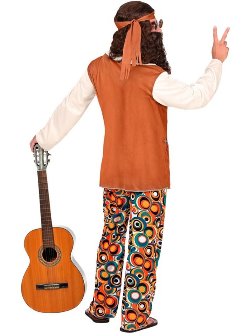 Disfraz de Hippie flecos largos Multicolor - Kiabi