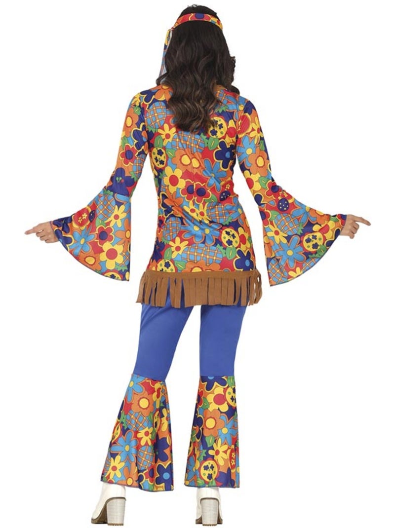 Disfraz de Hippie Flower Multicolor - Kiabi