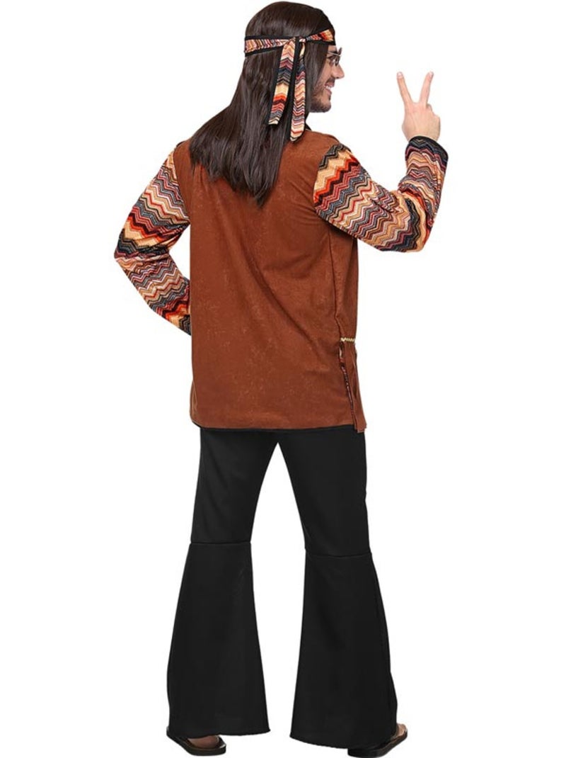 Disfraz de Hippie franjas de colores Multicolor - Kiabi