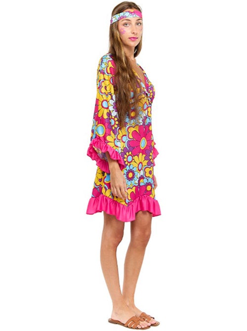 Disfraz de Hippie Margaritas - Kiabi