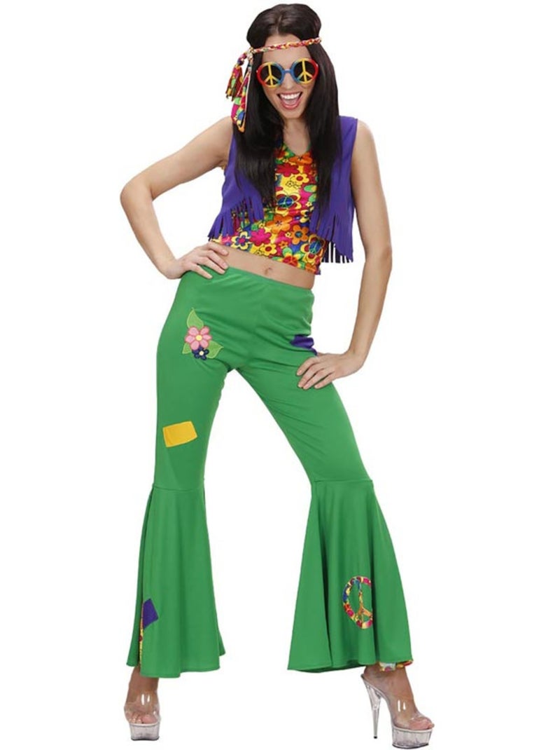 Disfraz de Hippie Multicolor - Kiabi